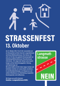Strassenfest 13. Oktober, Nein zur Langmattstrasse