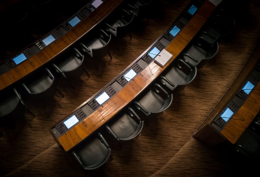 Sitze im Parlament